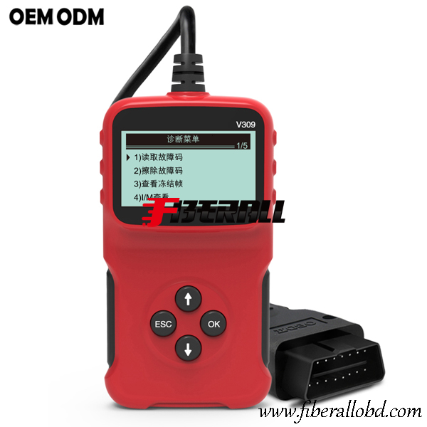 Ferramenta de verificação de diagnóstico de DLC automotivo OBD-II portátil