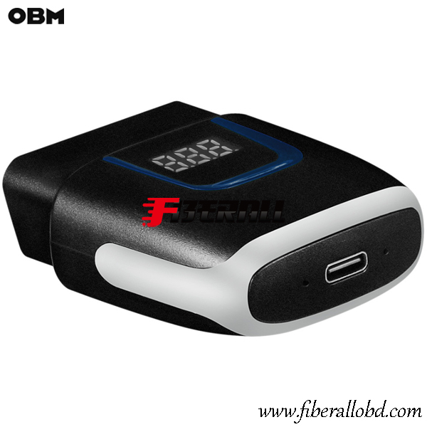 Ferramenta de verificação de diagnóstico de veículo Bluetooth Tipo-C ELM327 OBD2