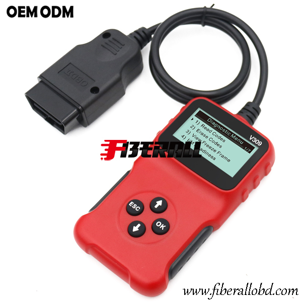 Ferramenta de verificação de diagnóstico de DLC automotivo OBD-II portátil