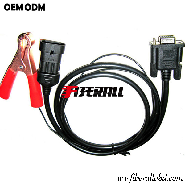 DB9 para FIAT 3Pin + Clamp Car Diagnostic Cable