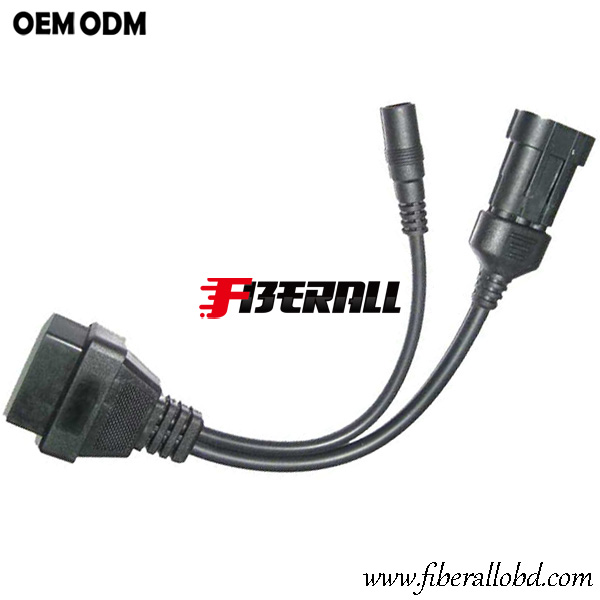 OBD2 FIAT 3Pin Diagnostic Cable com DC Cord