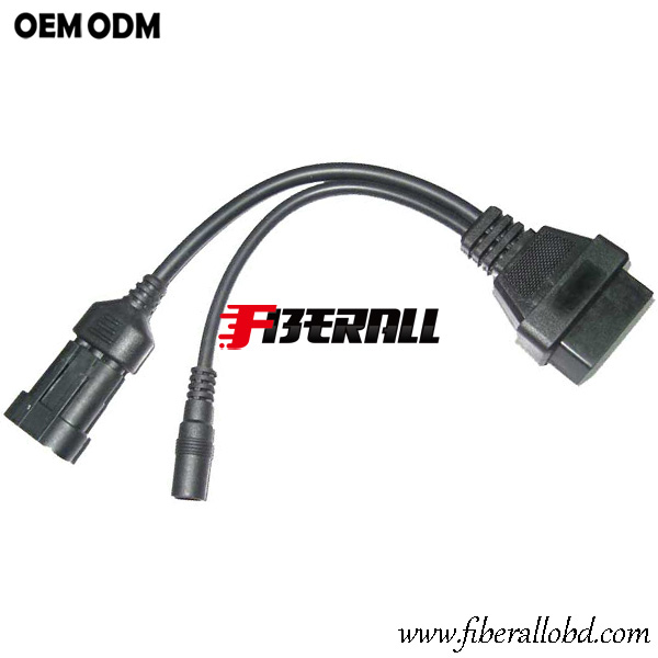 OBD2 FIAT 3Pin Diagnostic Cable com DC Cord