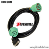 Cummins DEUTSCH 9Pin para HDB15P Truck Diagnostic Cable