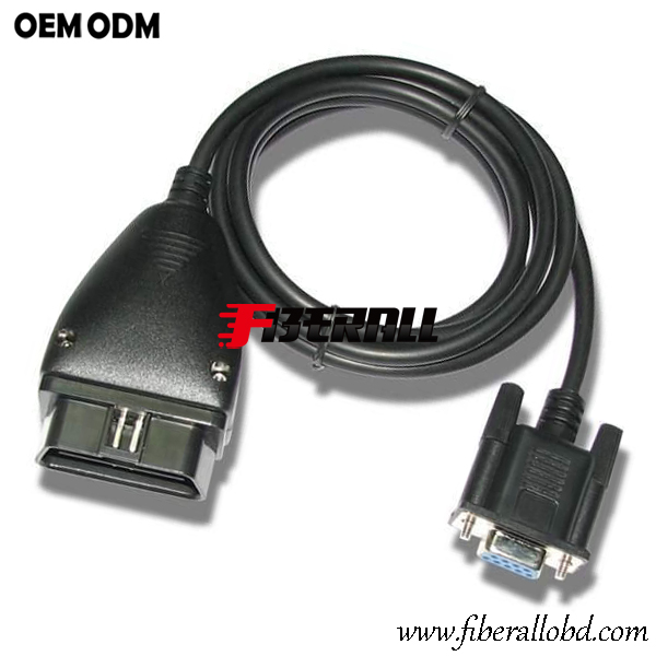 OBD-II VAG 16Pin para DB9F Cabo de diagnóstico DLC